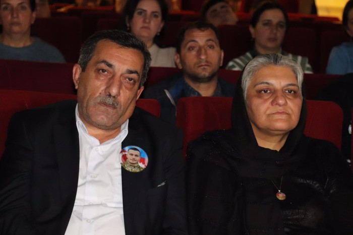 Novruz Aslanov şəhidə həsr edilən filmin təqdimatında iştirak etdi - FOTOLAR